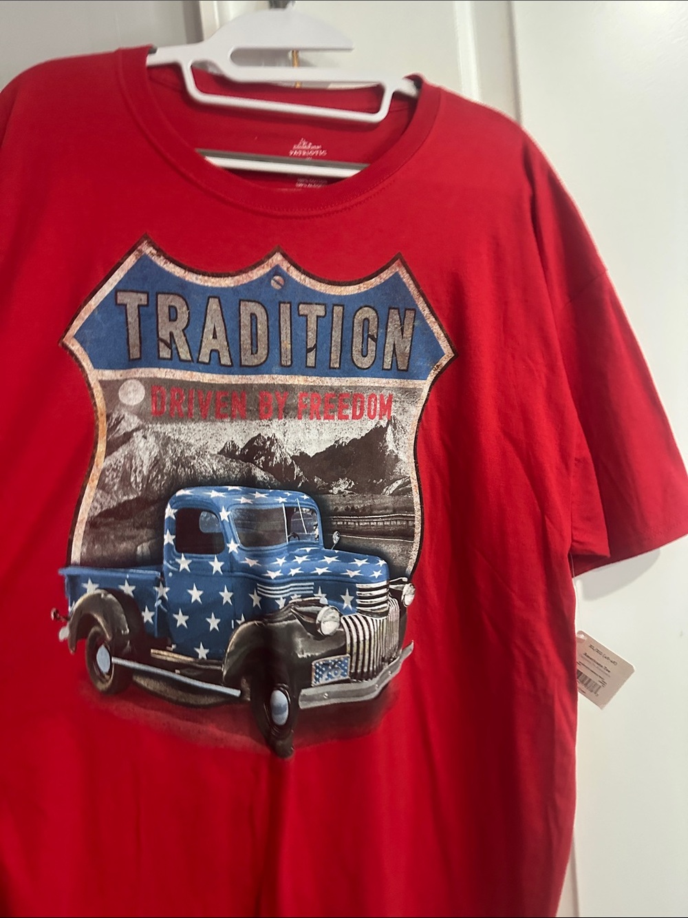 Red 'Tradition' Graphic Tee by Cherokee